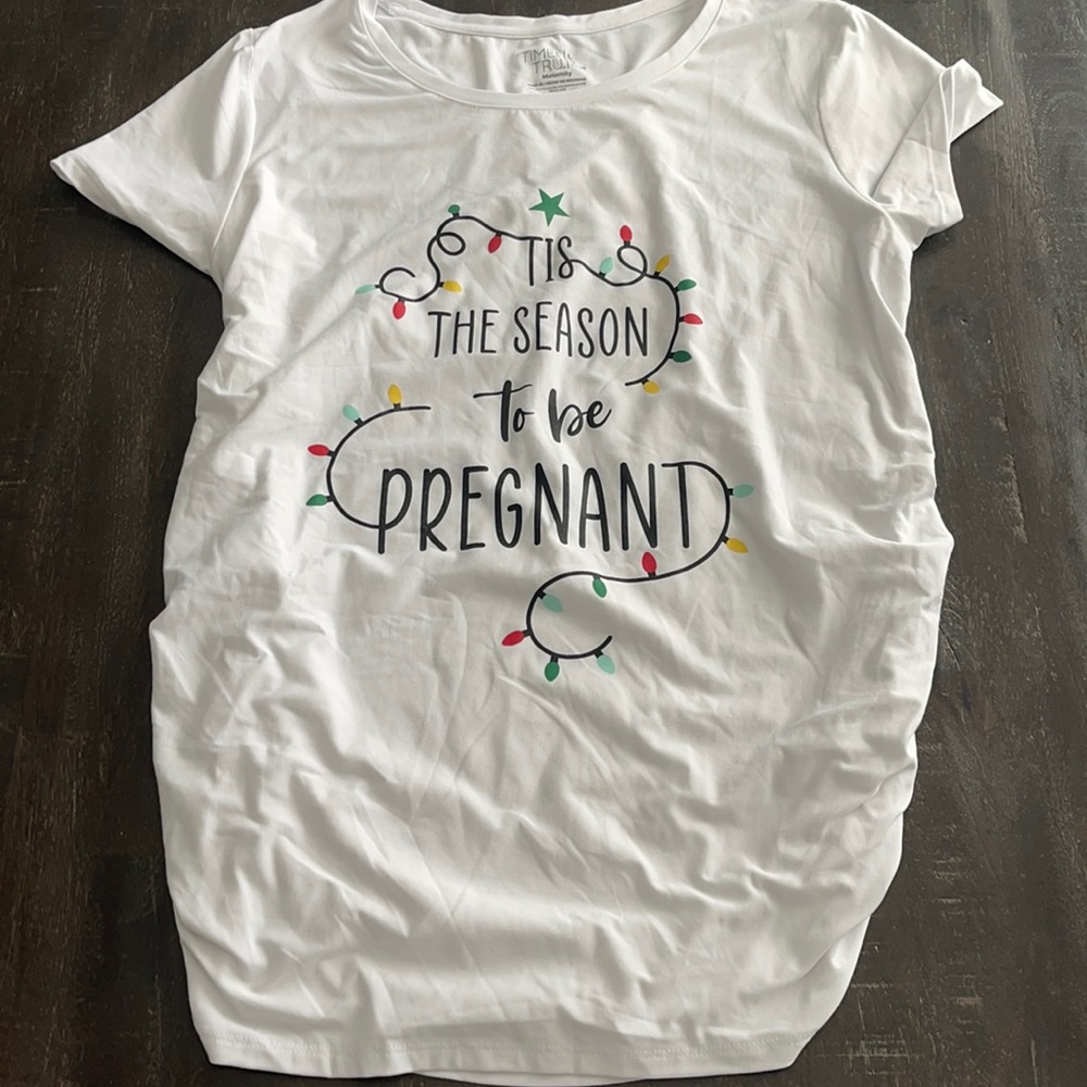 Christmas maternity shirt